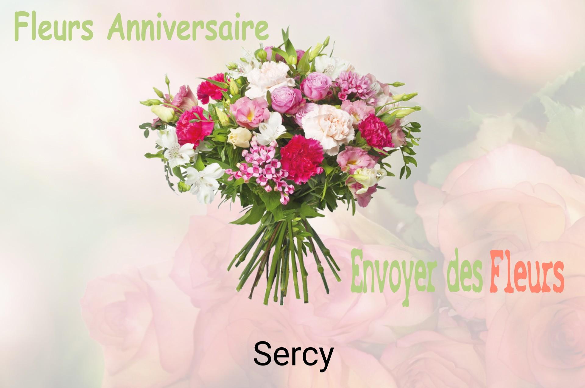 Bouquet de fleurs d’anniversaire livré à Sercy